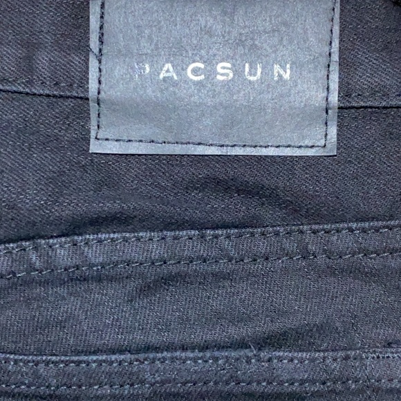 Black Skinny Distressed Jeans 28x30 - Picture 10 of 13